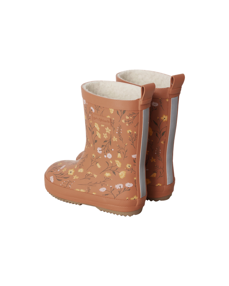 Lined Rain Boots | Flora Brick