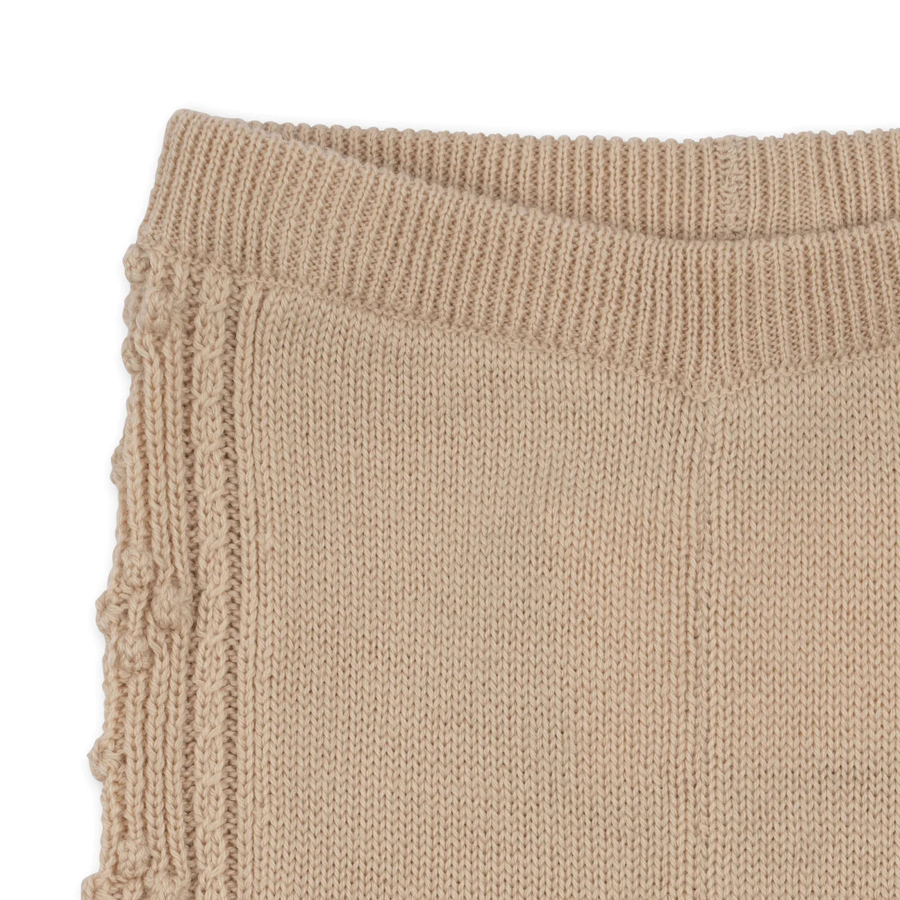 cabby knit pants | almond milk
