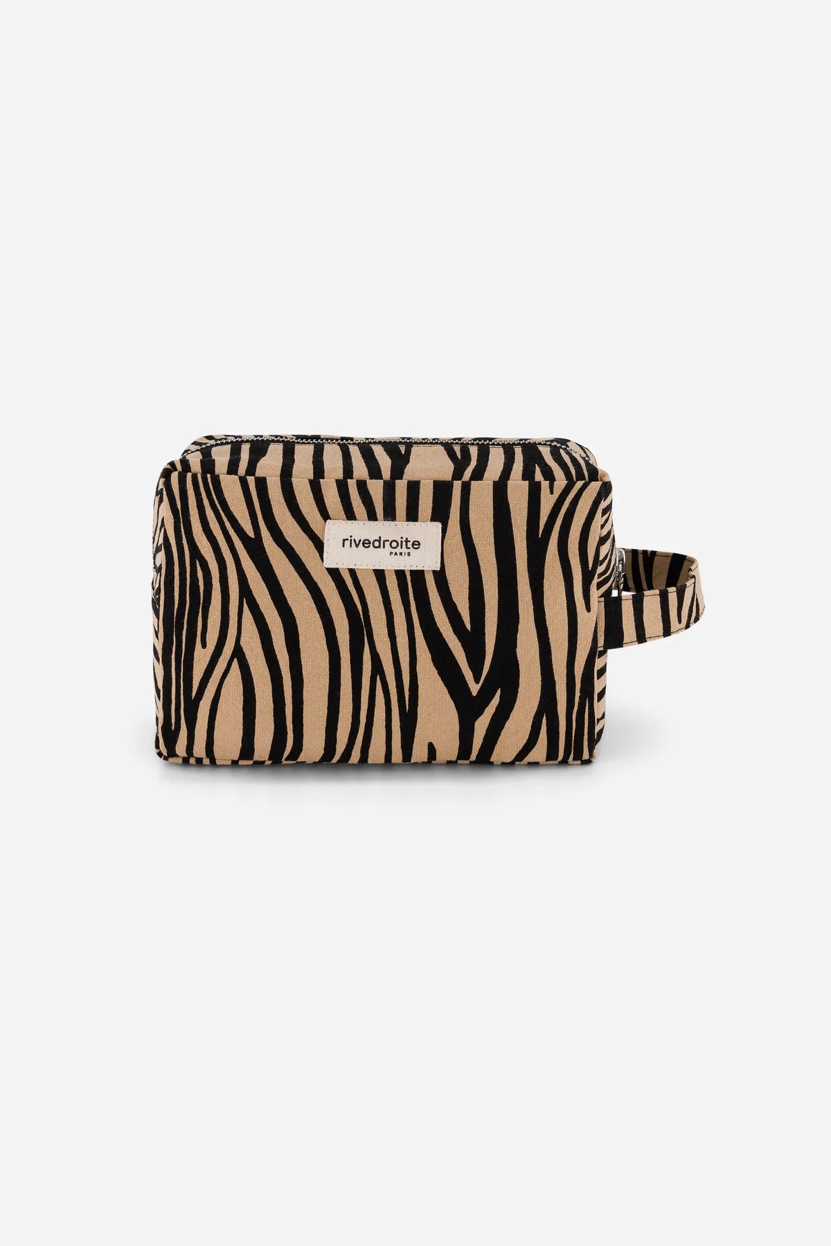 TOURNELLES XL THE POUCH | Recycled cotton Zebra