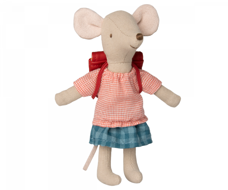 Tricycle mouse, Big sister with bag | Red